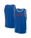 Fanatics Men's Royal New York Giants Elements Future Ground Jersey Tank Top In Blue