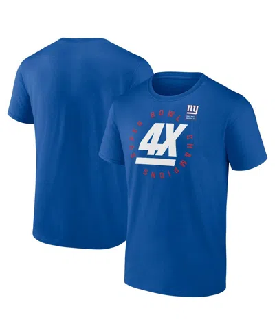 Fanatics Men's Royal New York Giants Hometown Offensive Drive T-shirt