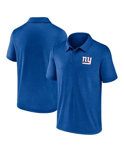 Fanatics Men's Royal New York Giants Making Waves Polo Shirt In Blue