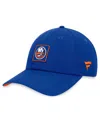 Fanatics Men's Royal New York Islanders Authentic Pro Rink Adjustable Hat In Royal,orange