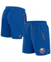 Fanatics Men's Royal New York Islanders Authentic Pro Rink Performance Shorts In Blue