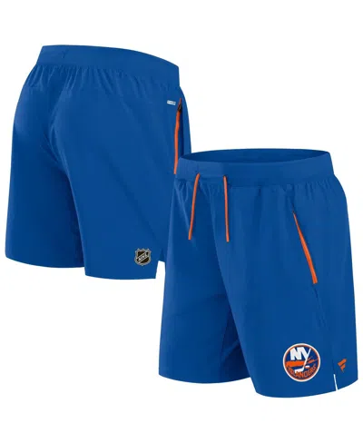 Fanatics Men's Royal New York Islanders Authentic Pro Rink Performance Shorts In Blue