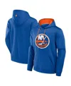 Fanatics Men's Royal New York Islanders Defender Pullover Hoodie In Royal
