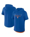 Fanatics Men's Royal New York Mets Clubhouse Optimal Play Raglan Short Sleeve Pullover Hoodie In Royal