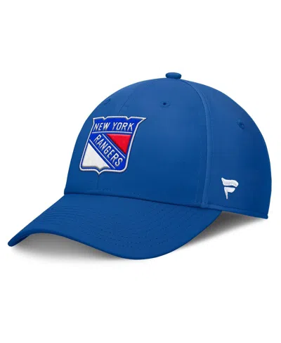 FANATICS MEN'S ROYAL NEW YORK RANGERS CORE PRIMARY LOGO FLEX HAT