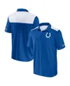 Fanatics Men's Royal/white Indianapolis Colts Color Block Polo Shirt In Blue