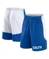 Fanatics Men's Royal/white Indianapolis Colts Launch Shorts In Blue