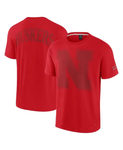 Fanatics Men's Scarlet Nebraska Huskers Iconic T-shirt In Red