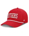 Fanatics Men's Scarlet Rutgers Scarlet Knights Foul Ball Rope Adjustable Hat In Scarlet