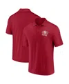 Fanatics Men's Scarlet San Francisco 49ers Lockup Polo Shirt In Red
