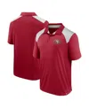 Fanatics Men's Scarlet San Francisco 49ers Primary Polo Shirt In Scarlet