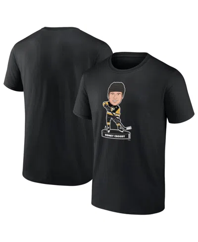 Fanatics Men's Sidney Crosby Black Pittsburgh Penguins Player Bobblehead T-shirt
