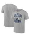 Fanatics Men's Steel Oklahoma City Thunder 2025 Nba Finals Champions Fade Away Retro T-shirt In Gray