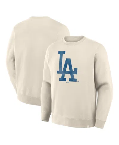 Fanatics Men's Tan Los Angeles Dodgers Legacy Sweatshirt In Brown