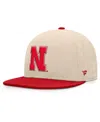 Fanatics Men's Tan Nebraska Huskers Catcher Snapback Hat In Tan