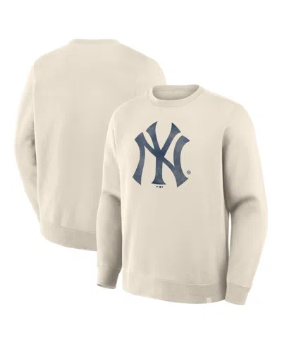 Fanatics Men's Tan New York Yankees Legacy Sweatshirt In Brown