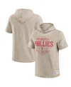 Fanatics Men's Tan Philadelphia Phillies Hooded T-shirt