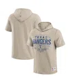 Fanatics Men's Tan Texas Rangers Hooded T-shirt