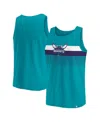 Fanatics Men's Teal Charlotte Hornets Wild Game Tank Top In Teal