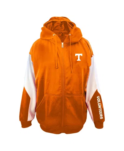 Fanatics Men's Tennessee Orange Tennessee Volunteers Big & Tall Sleeve Block Full-zip Hoodie In Multi