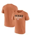 Fanatics Men's Texas Orange Texas Longhorns Fundamentals Overlay Movement T-shirt In Orange
