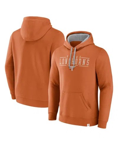 Fanatics Men's Texas Orange Texas Longhorns Second Wind Distressed Pullover Hoodie