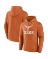Fanatics Men's Texas Orange Texas Longhorns Team Lockup Pullover Hoodie In Orange