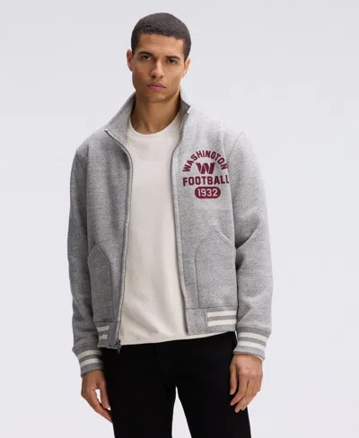 Fanatics Men's Washington Commanders Iconicfleece Full-zip Jacket In Heather Gray