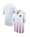 Fanatics Men's White Atlanta United Fc Line Up Fade Polo In White,red
