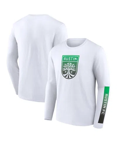 Fanatics Men's Austin Fc Long Sleeve T-shirt In White