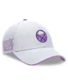 Fanatics Men's White Buffalo Sabres Authentic Pro Hockey Fights Cancer Adjustable Hat In White