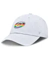 Fanatics Men's White Carolina Hurricanes Pride Adjustable Hat
