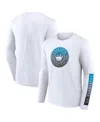 Fanatics Men's White Charlotte Fc Long Sleeve T-shirt In White