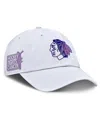 Fanatics Men's White Chicago Blackhawks Authentic Pro Hockey Fights Cancer Adjustable Hat In White