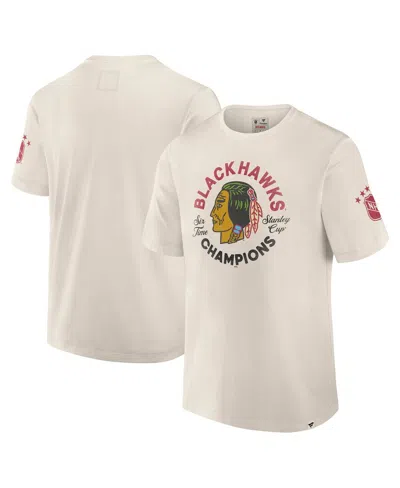 Fanatics Men's White Chicago Blackhawks Decades Collection Timeless T-shirt