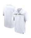 Fanatics Men's White Chicago White Sox Big Tall Victory For Us Interlock Polo Shirt In White,black