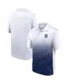 Fanatics Men's White Detroit Tigers Iconic Parameter Sublimated Polo Shirt In White