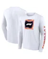 Fanatics Men's White Formula 1 Heat Map Long Sleeve T-shirt In White
