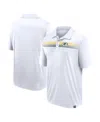 Fanatics Men's White Green Bay Packers Big Tall Sublimated Polo In White