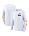 Fanatics Men's White Houston Astros Press Box Long Sleeve T-shirt In White