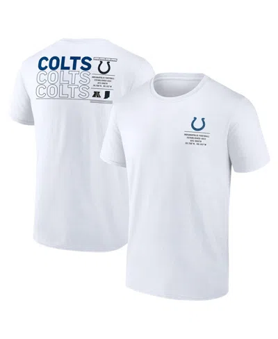 Fanatics Men's White Indianapolis Colts Repeat Stats T-shirt
