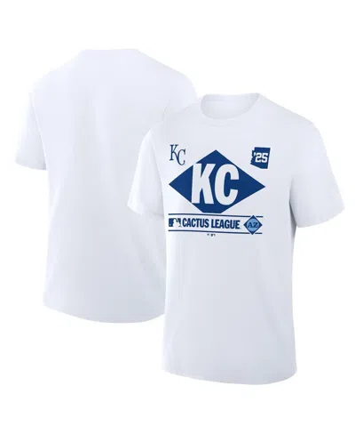 Fanatics Men's White Kansas City Royals 2025 Spring Training Cactus League True Icon T-shirt