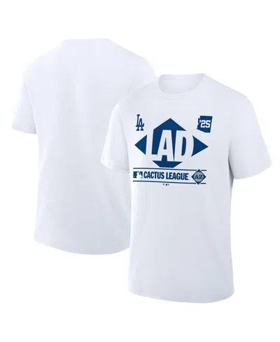 Fanatics Men's White Los Angeles Dodgers 2025 Spring Training Cactus League True Icon T-shirt