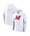 Fanatics Men's White Marist Red Foxes Primary Logo Pullover Hoodie In White