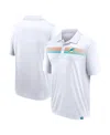 Fanatics Men's White Miami Dolphins Big Tall Sublimated Polo In White