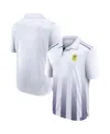 Fanatics Men's White Nashville Sc Line Up Fade Polo Shirt In White,navy