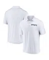 Fanatics Men's White New England Patriots Lockup Polo Shirt In White
