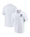 Fanatics Men's White New York Giants Vintage Polo Shirt In White