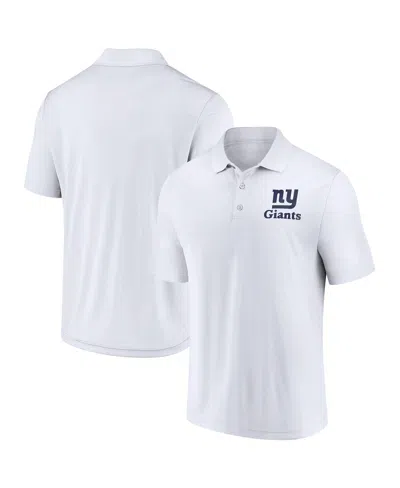 Fanatics Men's White New York Giants Vintage Polo Shirt