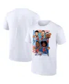 Fanatics Men's White Oklahoma City Thunder 2025 Nba Finals Champions Caricature Full Court T-shirt In White